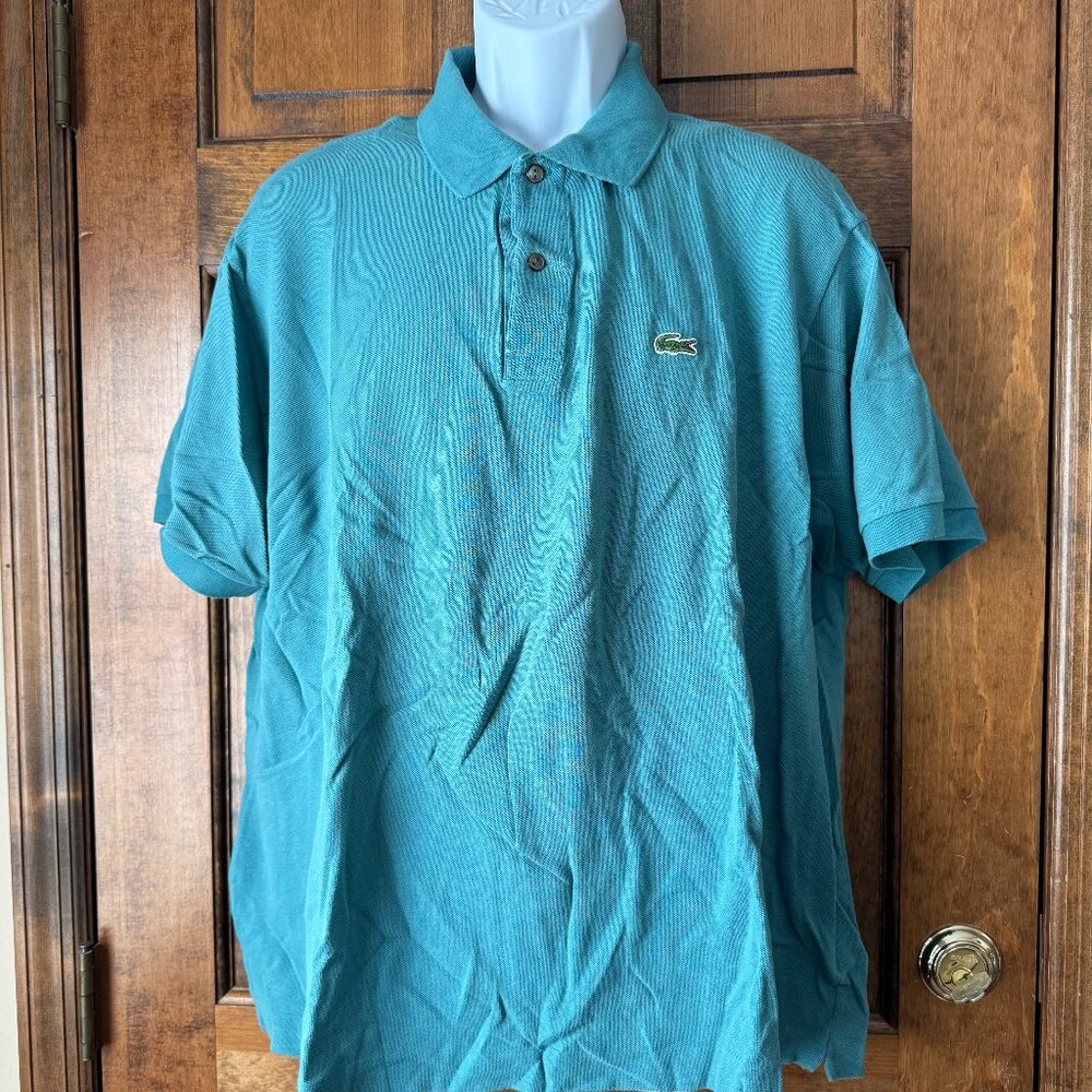 #6 Lacoste Green Short Sleeve Polo Shirt Size 9 (4XL)